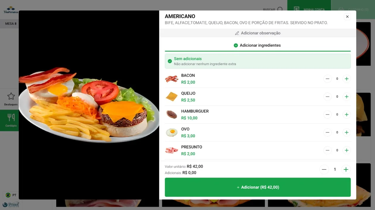 Tablet na Mesa, tela 2